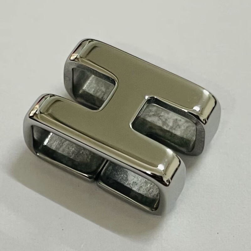 Watch Strap Type Steel Ring 14mm Smooth Surface Lettering Accessories Letter Accessories Hat Collar Decoration English Accessories