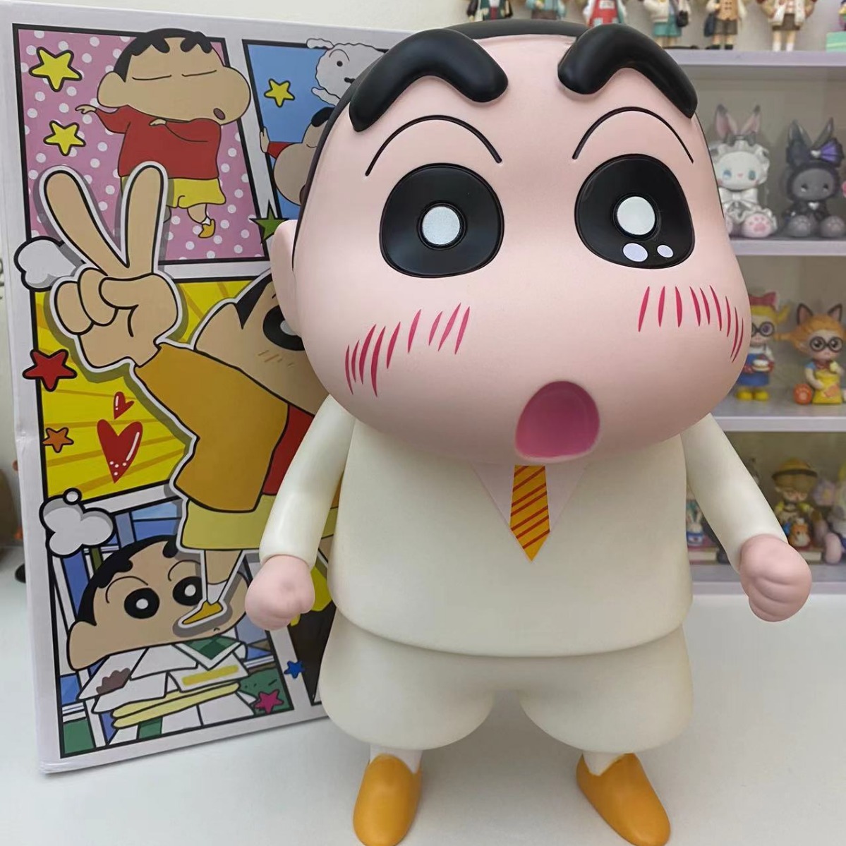 Crayon Small New Doll Hand-held Super Large 1: 1 Nohara New Help Tide Play Animation Model Ornaments Wholesale