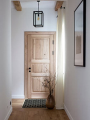 Bulk London "Downing Square Brick" Relief algae micro waterproof black and white entry mat bathroom mat bed side foot