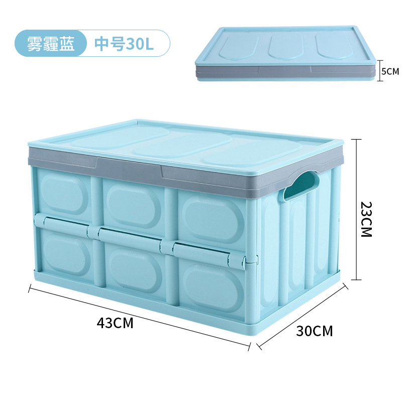 Caja de almacenamiento de respaldo del automóvil Caja de almacenamiento de libros plegable montada en el automóvil Caja de almacenamiento de la cola del automóvil