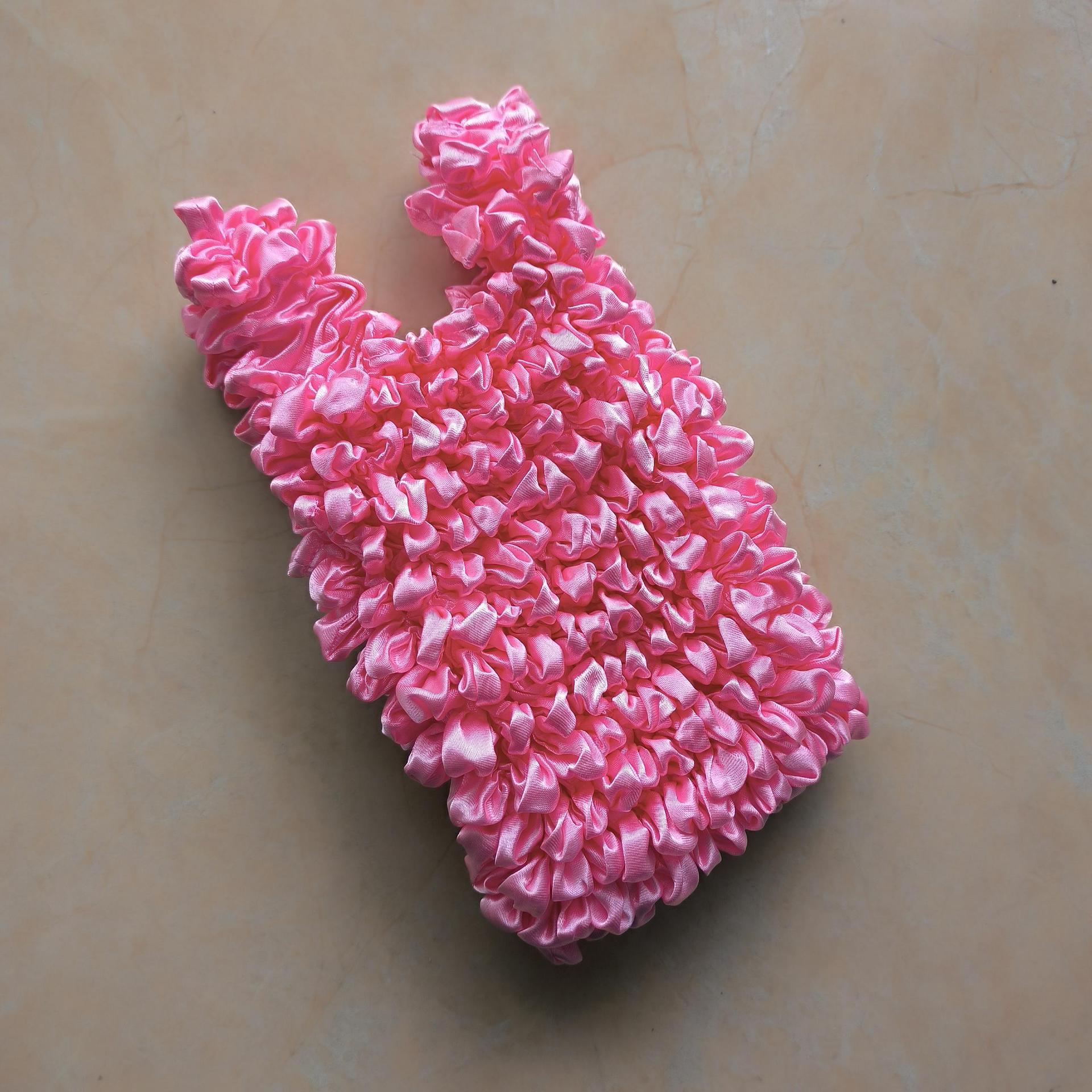 Bolso de burbuja multiusos popular de gran capacidad de la celebridad de Internet de las mujeres Bolso de burbuja japonés y coreano nuevo bolso mágico bolso telescópico bolso plisado