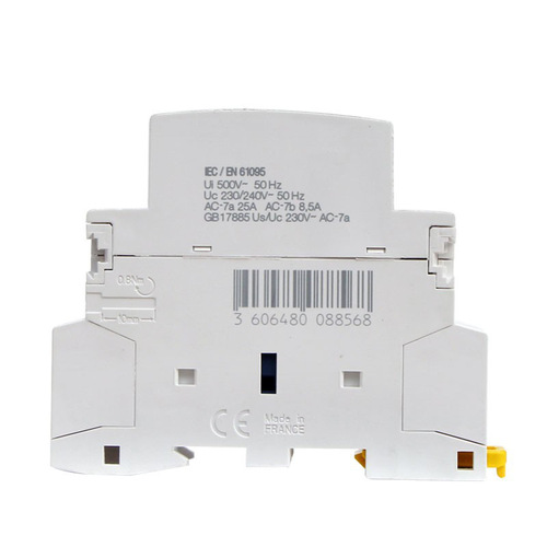 Schneider A9 series iCT remote control contactor 2P heating lighting 4P rail track AC contactor