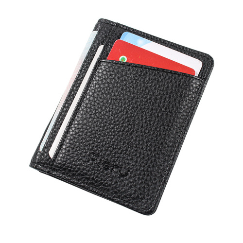  Best-Selling Multifunctional, High-Capacity Card Holder with Lychee Grain Design for Documents and Cards—Wholesale Leather Wallet for Driver’s Licenses