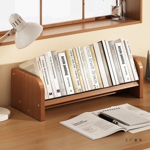 Desktop Bookshelf Storage Rack Student Desk Small Bay Window Desk Book Storage Vertical Shelf Simple
