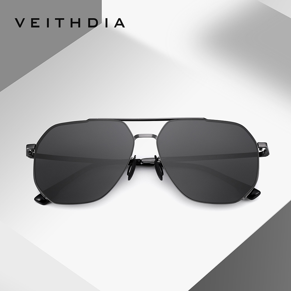 Nuevas gafas de sol polarizadas de nailon Gafas de sol cuadradas anti-ultravioleta para hombre Douyin Cross-border Live Spot 8268
