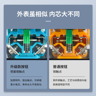 J8 Flat Button Self-Locking Stop Zsla Push-Type Point Reset Round Self-38Bn Button Switch Power Supply Round G3