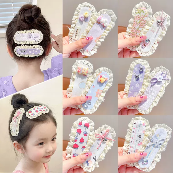 Girls' Magic Tape Bangs Stickers, Children's Hair Bands, Hair Tidy Tool, Baby Headbands, Girls' Hair Clips, Cute Hair Accessories