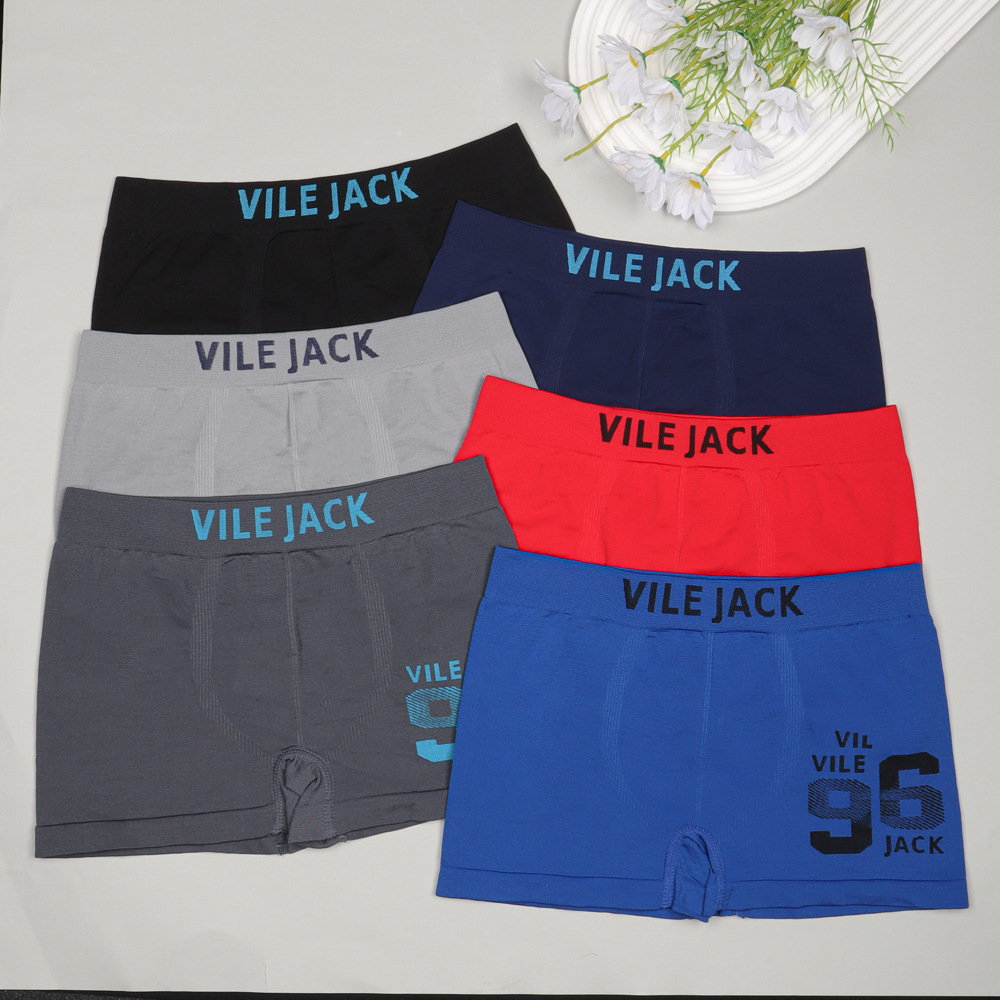 Ropa interior para niños, ropa interior deportiva de cuatro esquinas para jóvenes estudiantes de secundaria, cintura media, ropa interior bóxer elástica y transpirable de 12-16 años