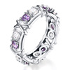 Shiny zirconium, fashionable ring, jewelry, European style, suitable for import, simple and elegant design, wholesale