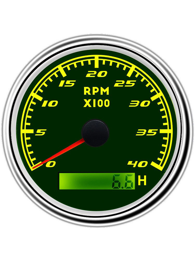 85mm Alternator W-Terminal Engine Tachometer Truck Yacht Car