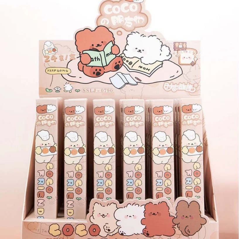 Bolígrafo de Moda SSLJ-0790 COCO, Caja Sorpresa, Bolígrafo Esponjoso para Estudiantes, Lindo Bolígrafo de Agarre Suave