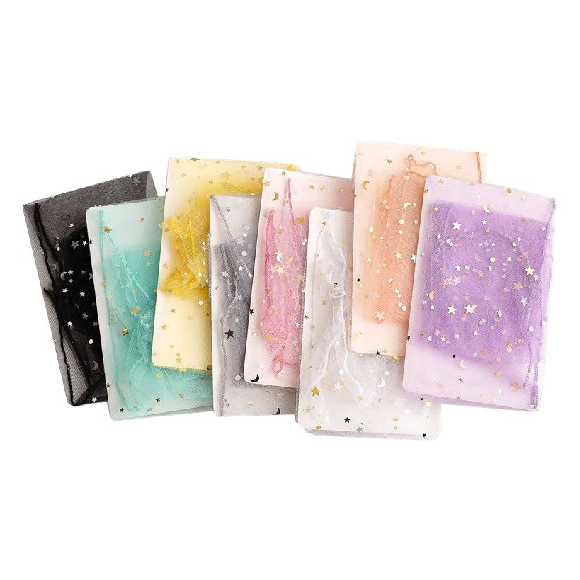 Calcetines de malla transparentes de verano, calcetines finos con diseño de estrellas para adultos y niños, calcetines sin talón hasta la pantorrilla, ultrafinos.