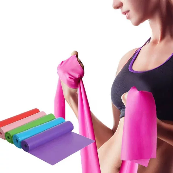 Yoga stretch band stretch band fitness resistance band training stretch band TPE Women's Open Shoulder stretch band 1.5 m pull