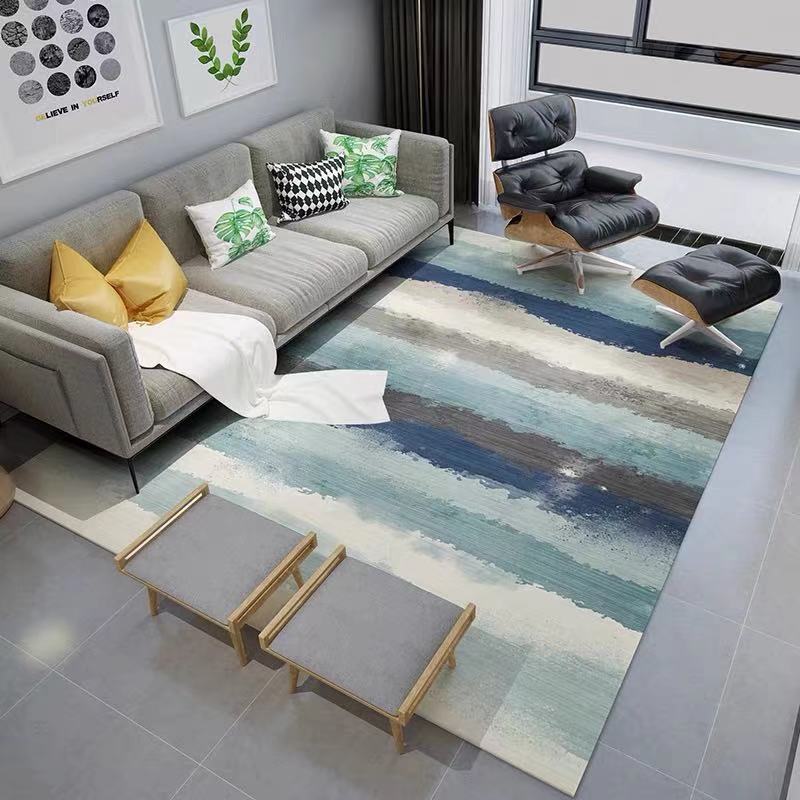 Alfombra de terciopelo cristalino para sala de estar, alfombra de mesa de centro de fácil cuidado, alfombra de área grande de cobertura total para uso doméstico, ideal para dropshipping transfronterizo en Temu.