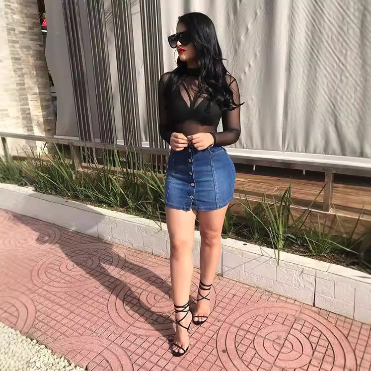 2023 Net celebridad de las mujeres bolsa cadera falda Estados Unidos Amazon en stock deseo estación independiente eBay de las mujeres más tamaño falda