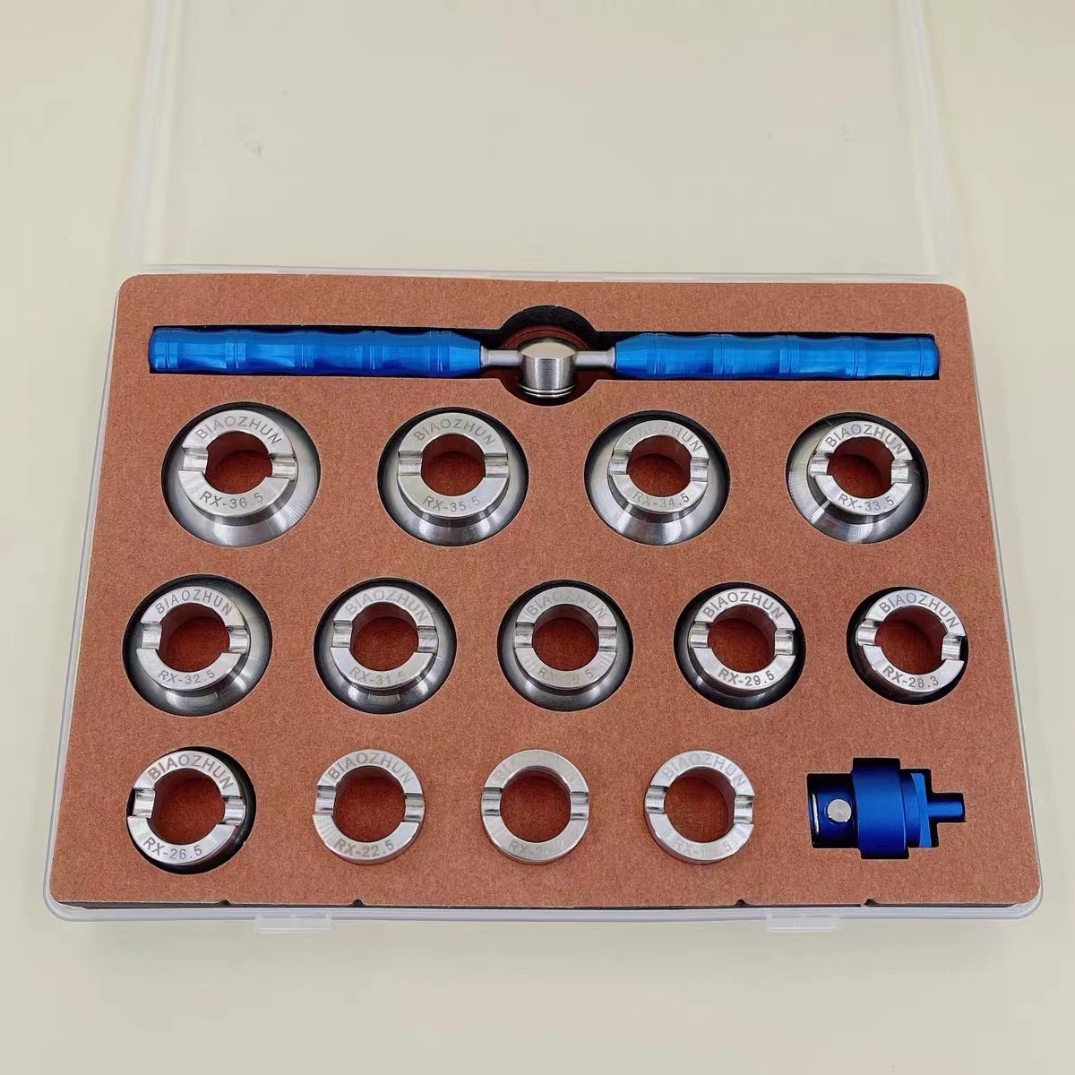 手表维修工具13件套全钢5537开表器开底盖器RLX水鬼日志齿纹表开