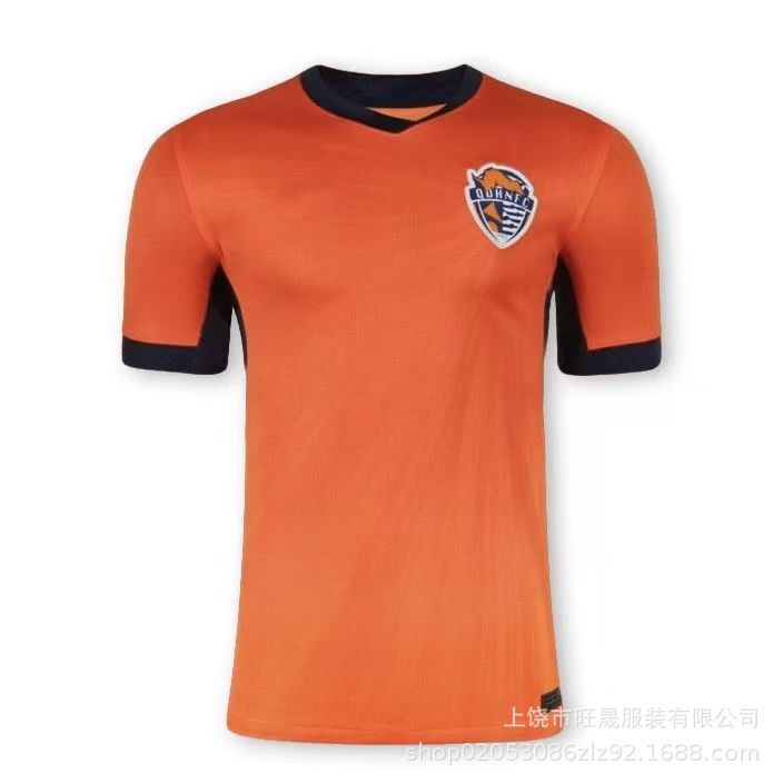 2026山东泰山球衣中超足球服克雷桑3D数码印迷版速干运动