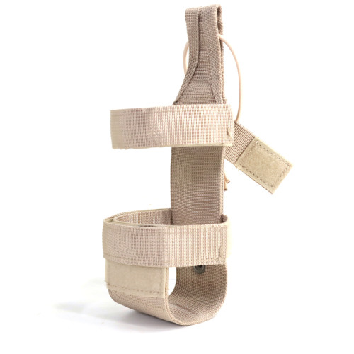 Outdoor adjustable water bottle cover with protective cover, tactical accessory waist bag, round flat oval thermal cover, water cup set