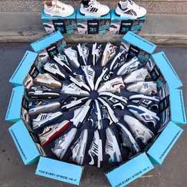 秋季新款高帮男鞋2024新款运动鞋厚底系带小白鞋板鞋现货批发潮流