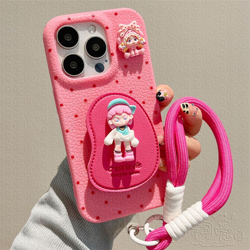 Ins variant female bracket for Apple 16ProMax mobile phone case iPhone15 new 13/14/12/11 Ins variant female bracket for Apple 16ProMax mobile phone case iPhone15 new 13/14/12/11