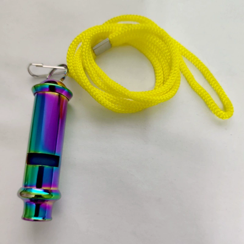 Colorful police whistle, nuclear-free high-frequency whistle, fire whistle, traffic referee exclusive whistle, genuine wholesale