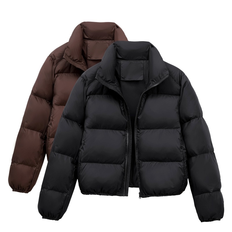 2025 Winter New European Kendall Jenner Style For Women Short Small Size White Duck Down Thickened Coat Puffer Jacket_voghion.com