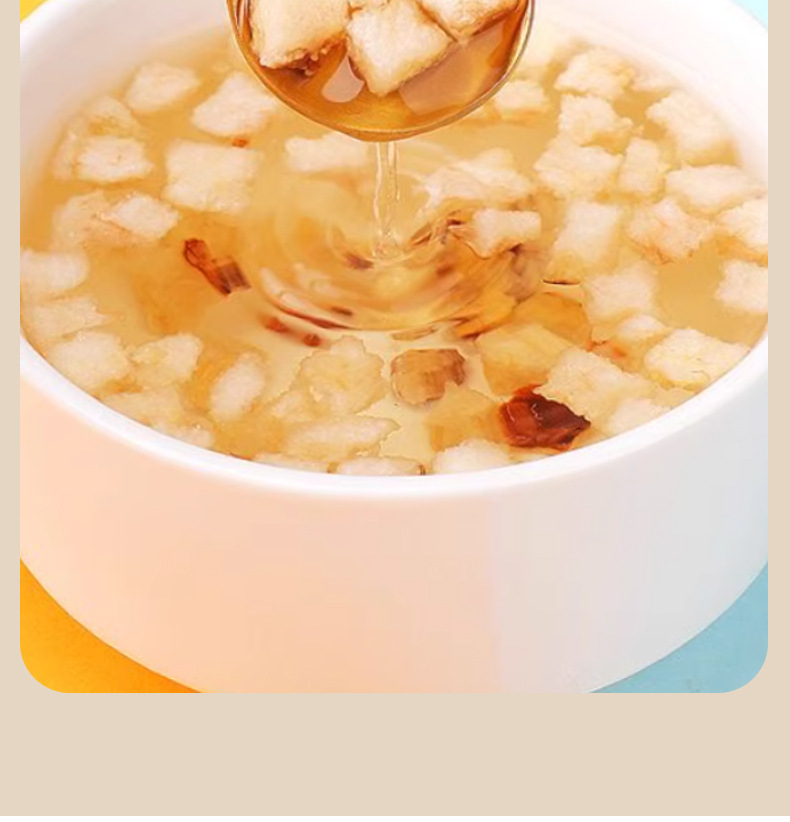 Dried Pear Cubes Li Ding 50g Bag Dried Fruit Tea Ingredient for Brewing and Culinary Use details