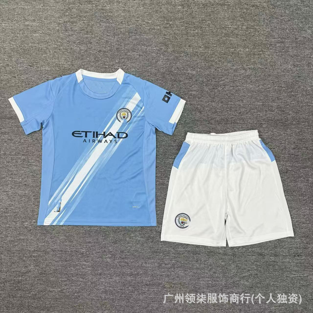 Other x Manchester City 2024/25 Kids Pre-Match Training Jersey Kit Sky Blue