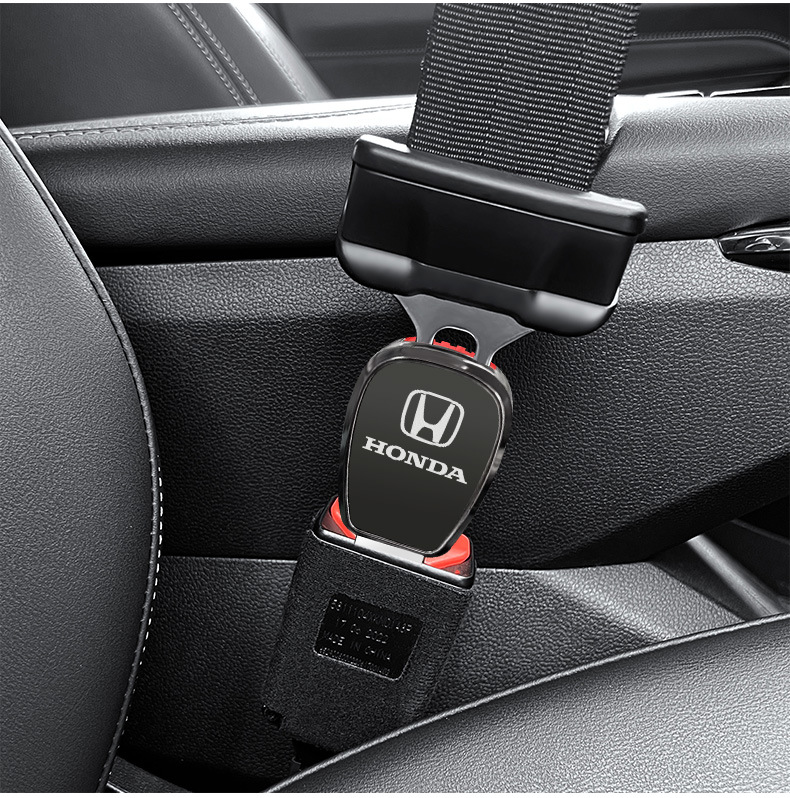 New Customizable Logo Car Seat Belt Lock Buckle Insert Buckle Car Interior Decoration Supplies Seat Belt Extender Belt