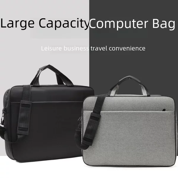 Laptop bag 17 inch new portable business shoulder bag slung 15.6 inch bag student LOGO Computer Bag