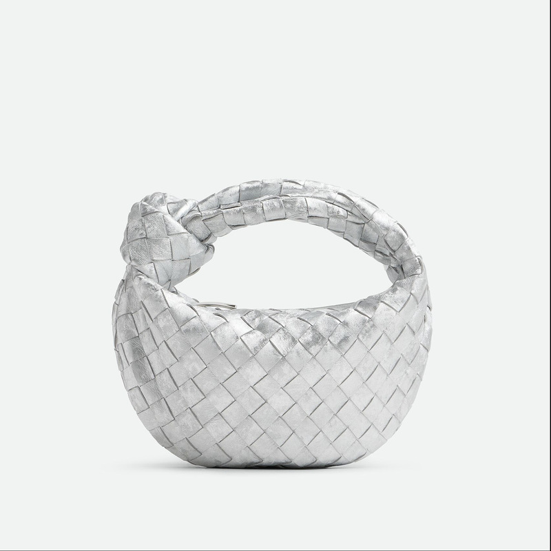 In-Stock Bv French-Style High-End Jodie Woven Bag for Women, Stylish and Versatile Trendy Shoulder Underarm Bag with Unique Texture