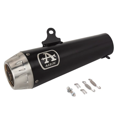pressure tail section universal – Motorcycle exhaust pipe - black-60mm