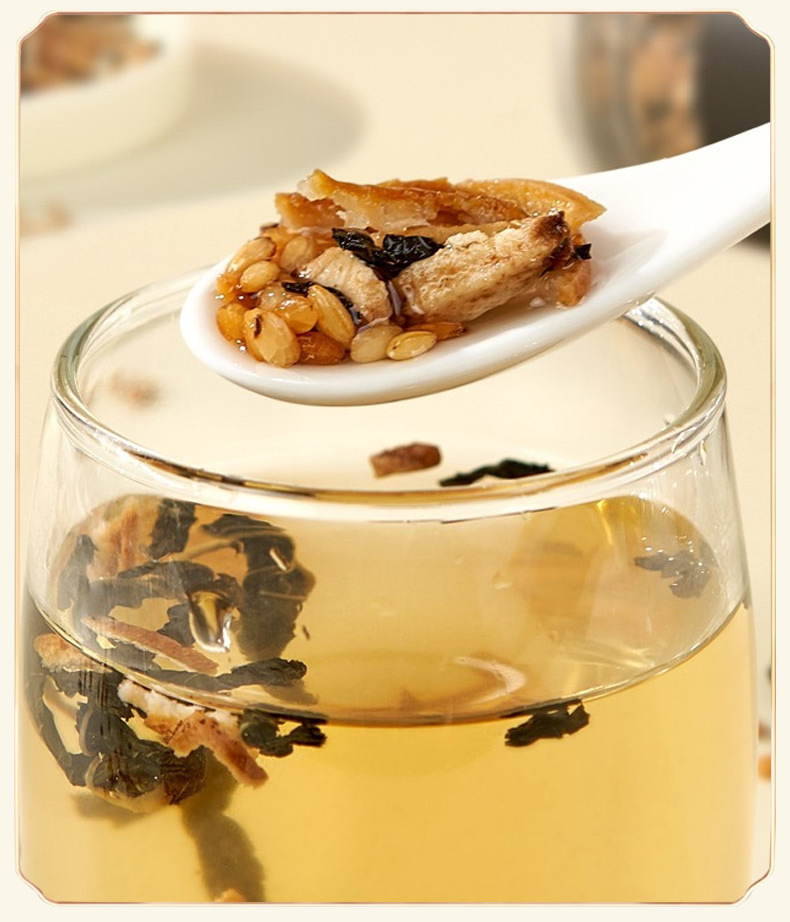 Perilla Tangerine Peel Ginger Rice Tea Zi Su Chen Pi Jiang Mi Cha 300g Warm Herbal Wellness Tea specifications