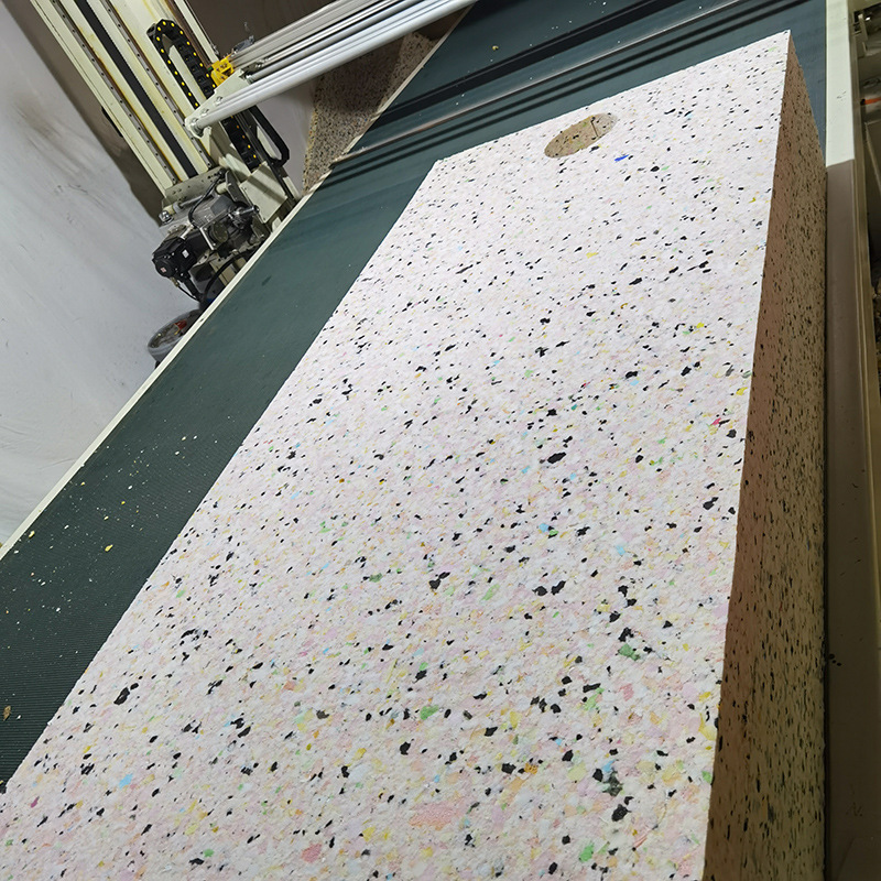 高密度海綿坐墊家具椅子沙發海棉再生海綿切割pu碎海綿邊角料定做