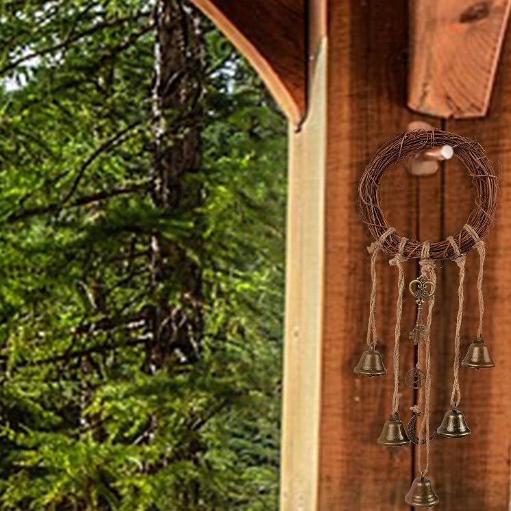 Колокольчик ведьмы WICCA Supply Wind Bell Celtic Gate Bell подходит для крыльца, автомобиля, подвески 5