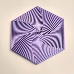 3Dプリントソース工場フラクタルイライラ六角形解凍神器fractalfidgetヘキサロン