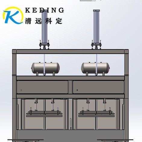 工厂定制科定牌双工位成型机、可降解产品生产机器