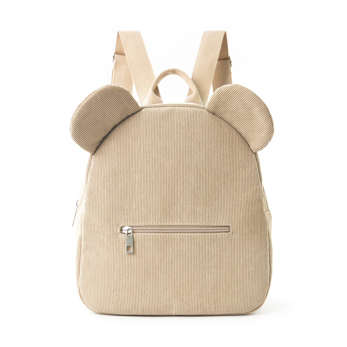 Mochila de felpa transfronteriza 2025 nueva moda casual oso oreja mochila de dibujos animados para niños