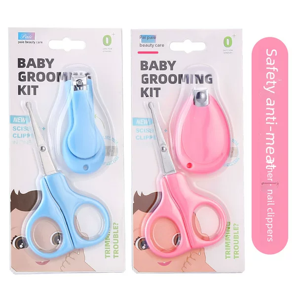 Infant Nail Clipper Set, Special Nail Clippers for Newborn Babies, Safe Anti-Pinch Nail Clippers, Manicure Tools