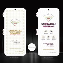 适用于荣耀500Pro钻石金刚水凝膜荣耀500 荣耀400Pro 荣耀300软膜