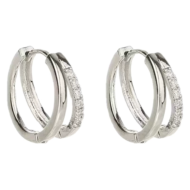 Universal earrings, simple and elegant design, high-quality style