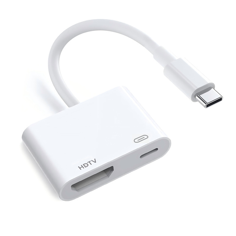 hdmi转接线Type c转hdmi大屏转换器安卓手机投屏线4K高清适用苹果|undefined