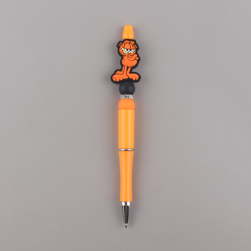 1 Piece Pumpkin Letter Flower Class Learning Plastic Casual Ballpoint Pen display picture 5