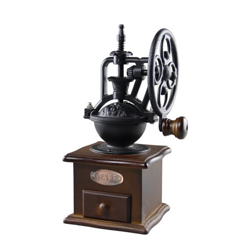 Large Ferris Wheel, Skyscraper, Grinding Machine, Hand-Crank Grinding Powder, Retro, Hand-Brew Coffee Machine, Grinder, Grinding Coffee Beans Powder