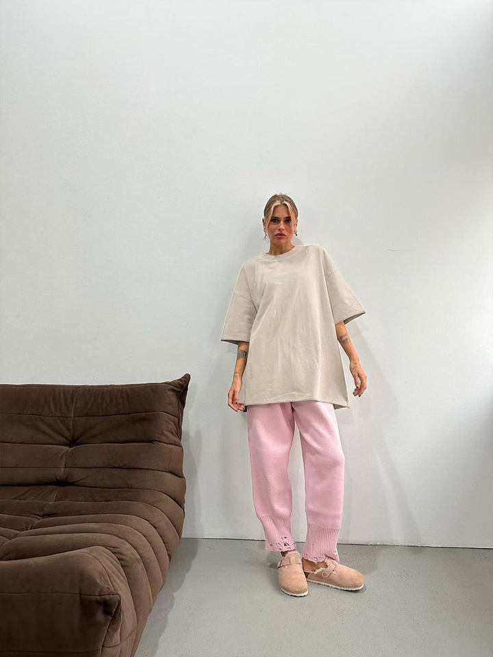 Áo thun nam tay ngắn cổ tròn cotton giặt mềm phong cách Âu Mỹ — Màu cà phê, Màu mơ, Màu tím, Màu xanh lam chi tiết 42