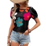 美客多欧美复古tiktokt恤