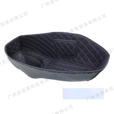 Motorcycle cushion Pcx160 Integrated Leather Seat - bp160-36034-pcx160-seat-bucket-pad-purple-line