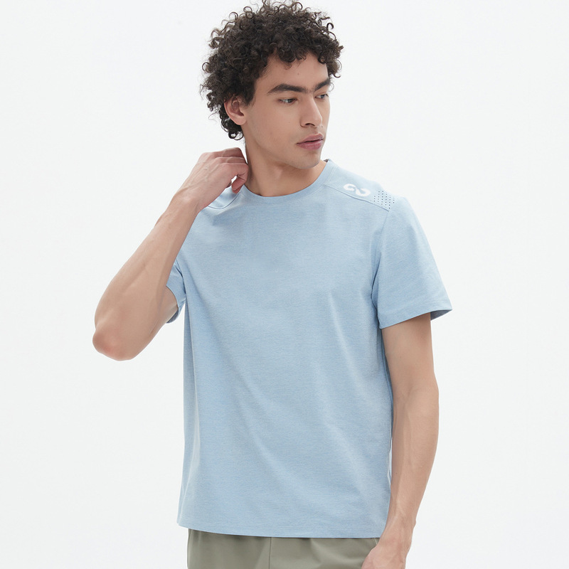 2025 New Quick-drying Sunscreen T-shirt Men and Women Summer Sports Short-sleeved Fitness Running Quick-drying Clothes Breathable Half-sleeved Ice Silk