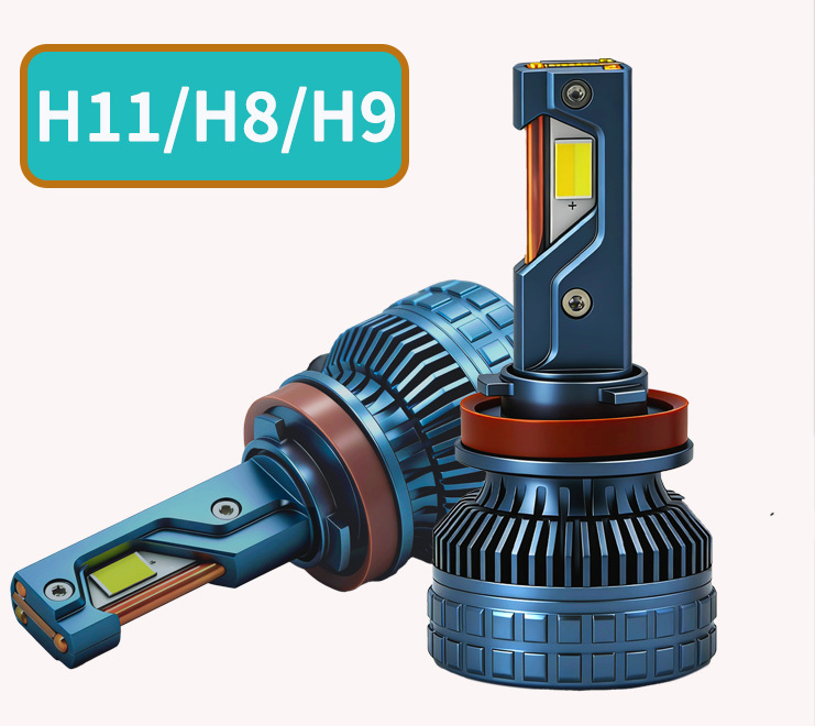 N15S Three-Color Car Led Headlights High-Power H7H4H1190059012 Remote Control Car High and Low Beam Bulbs