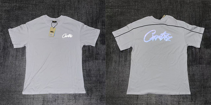 欧米のニッチなトレンドブランド、タイマー柄プリントが人気の万能半袖Tシャツ、夏らしいゆったりとしたカジュアルな半袖|undefined
